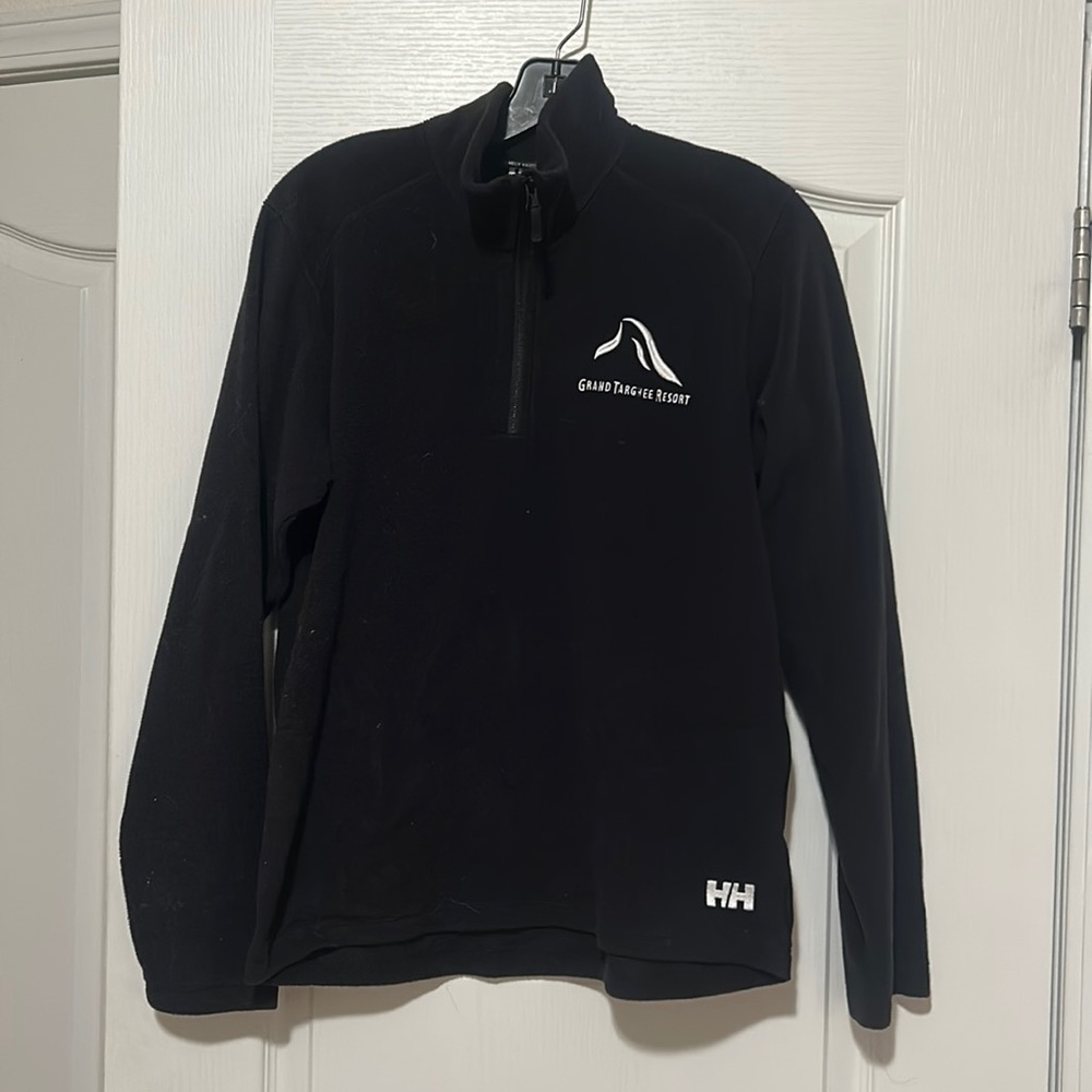 Hello Hansen fleece, Grand Targhee resort logo